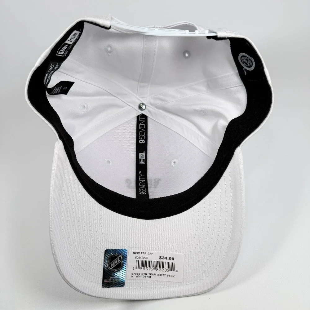 New‎ Era Vegas Golden Knights NHL 9SEVENTY Stretch Snap Hat White Snapback New